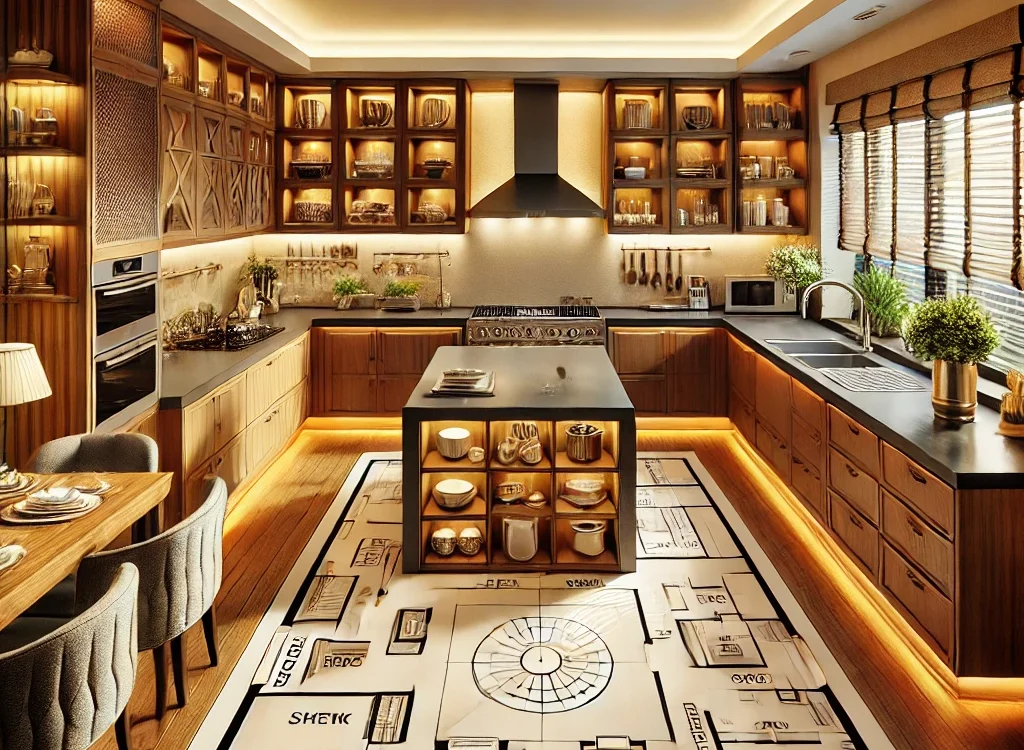 Luxury 3bhk Kitchen Position as per Vastu