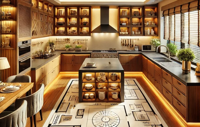 Luxury 3bhk Kitchen Position as per Vastu